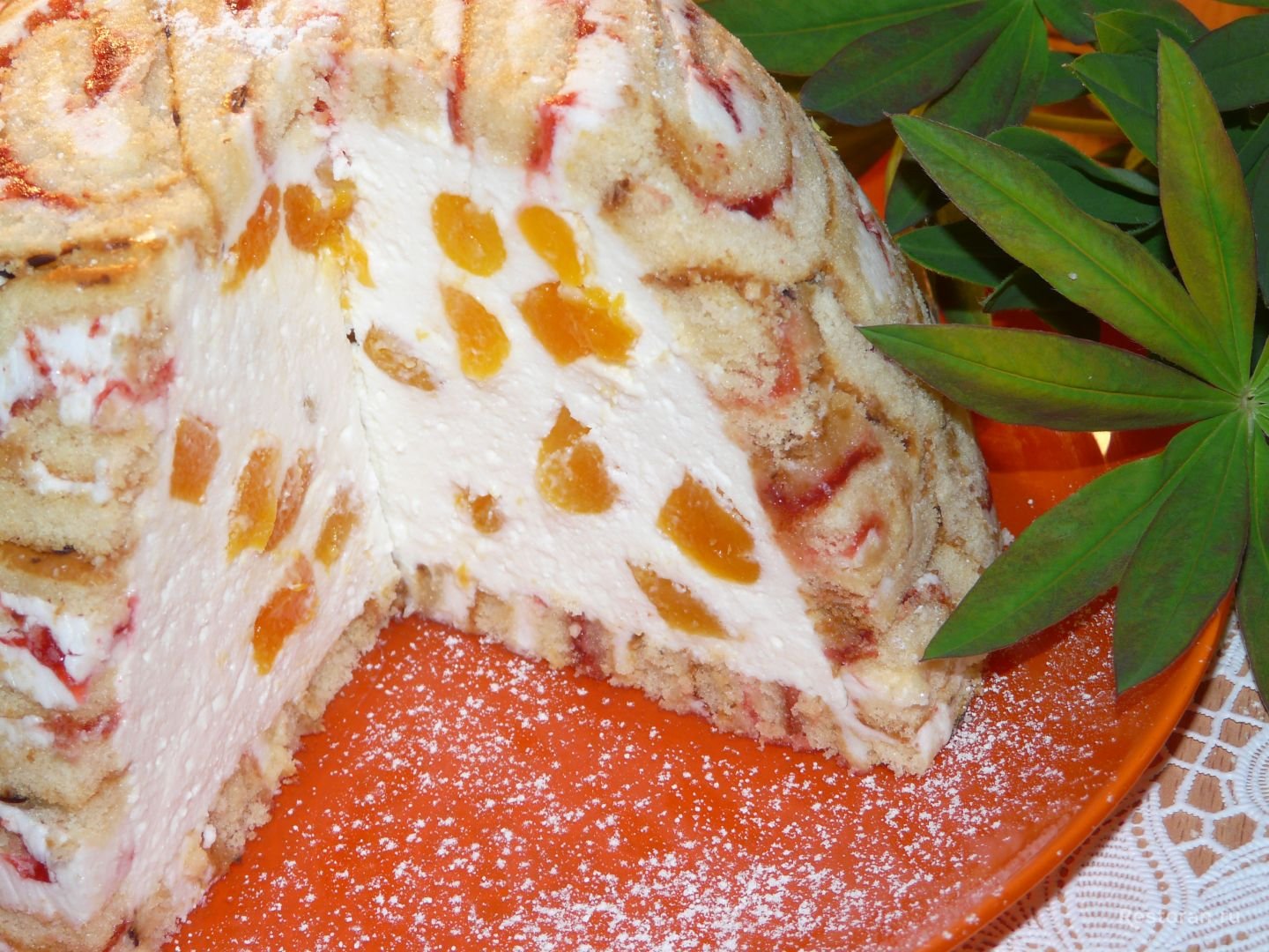 Творожно-желейный торт с фруктами без выпечки - 13 пошаговых фото в рецепте