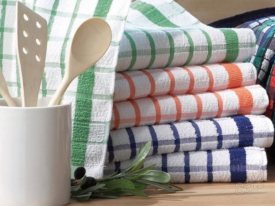 Отбелить кухонные полотенца в домашних условиях эффективно от застарелых жирных пятен