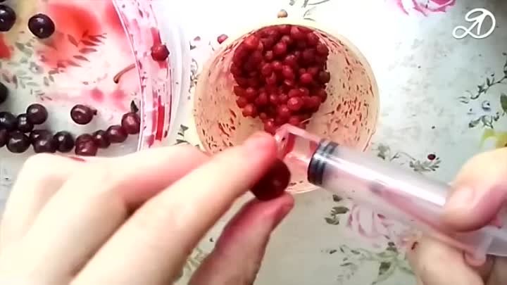 Как удалить косточки из замороженной вишни. интересный метод удаления косточек из вишен. пюре из вишни как средство отделить мякоть