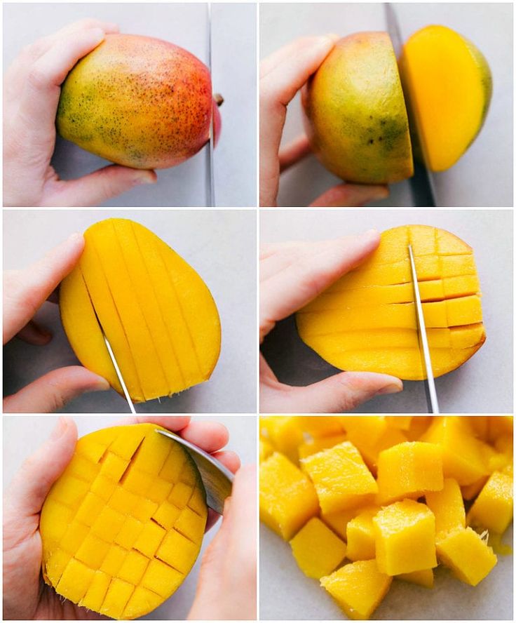 Как чистить манго, нарезать в домашних условиях