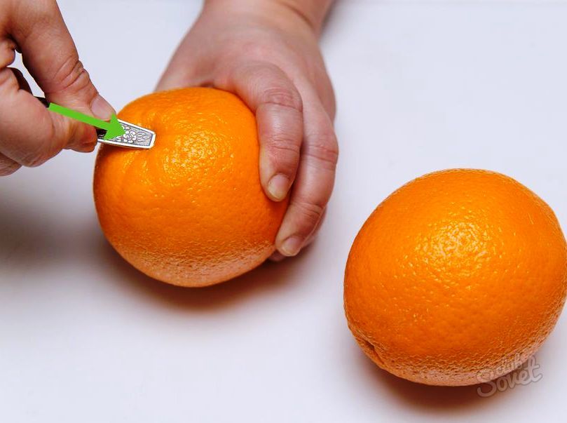 Как быстро и без брызг почистить апельсин