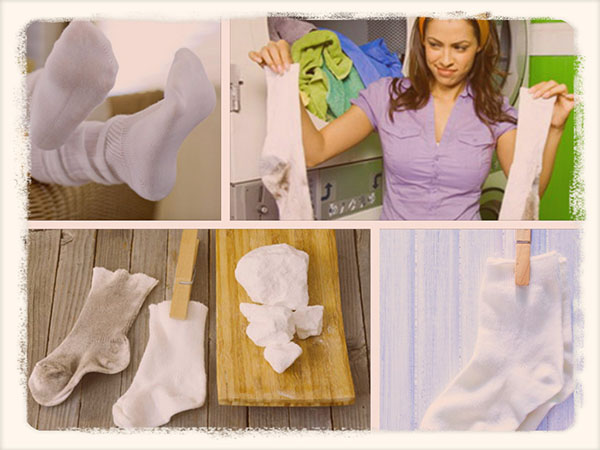 Как отстирать белые носки от грязи в домашних условиях (руками или в машинке)
