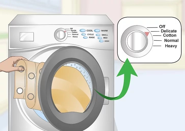 Как стирать шторы с люверсами в стиральной машине и вручную: особенности стирки занавесок с кольцами
