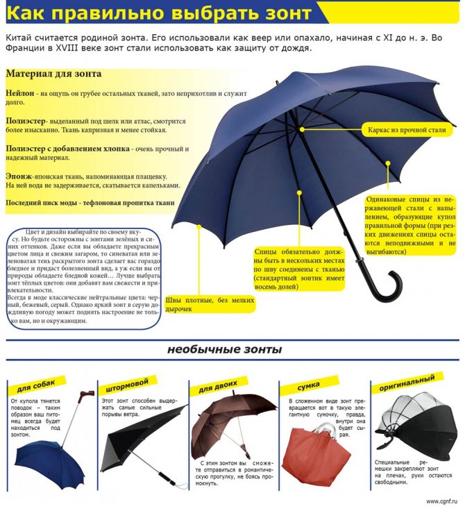 Как почистить зонт в домашних условиях от грязных пятен