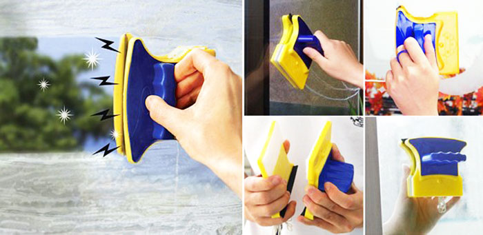 Как пользоваться магнитной щеткой для мытья окон с двух сторон: подробная инструкция, отзывы, видео