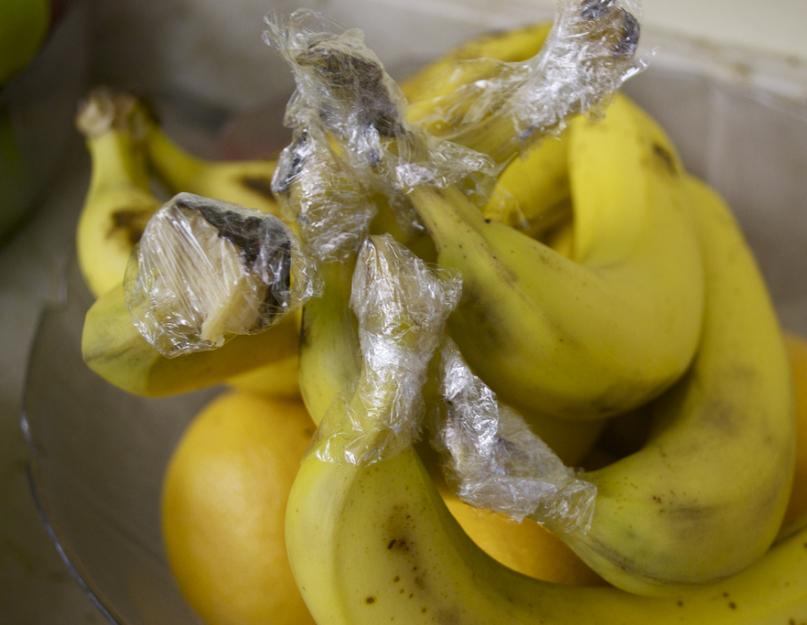 Как хранить бананы в домашних условиях свежими: особенности и способы хранения