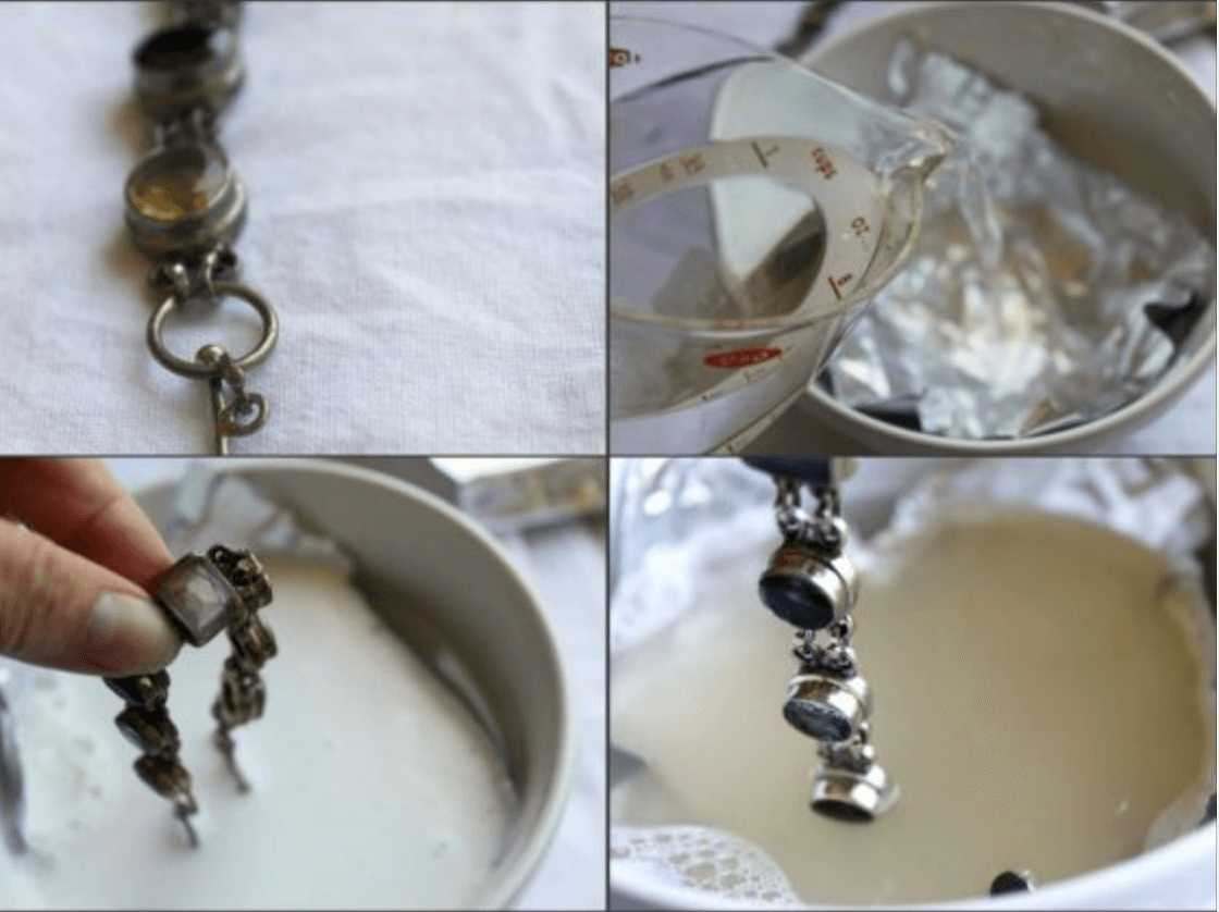 Как почистить серебряную цепочку в домашних условиях от черноты