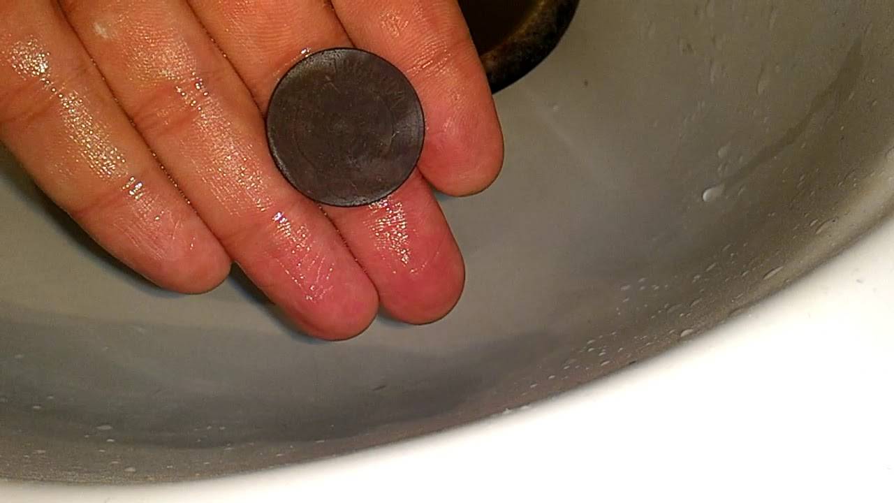 Чистка монет в домашних условиях.
