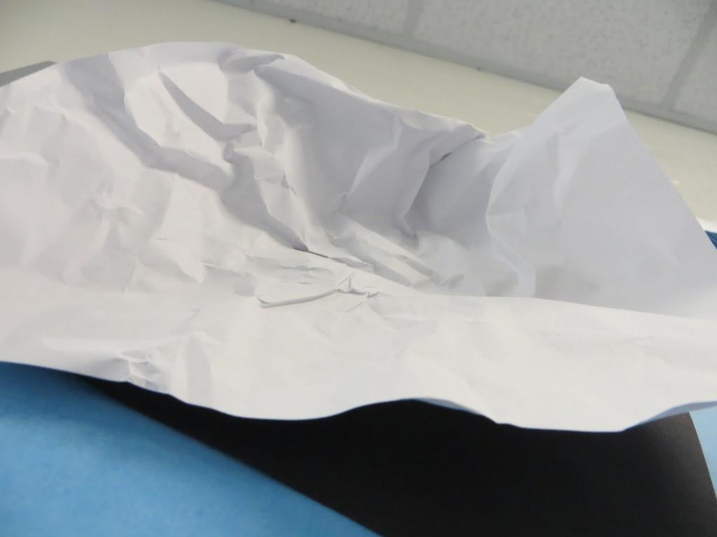 Как выровнять лист бумаги?
