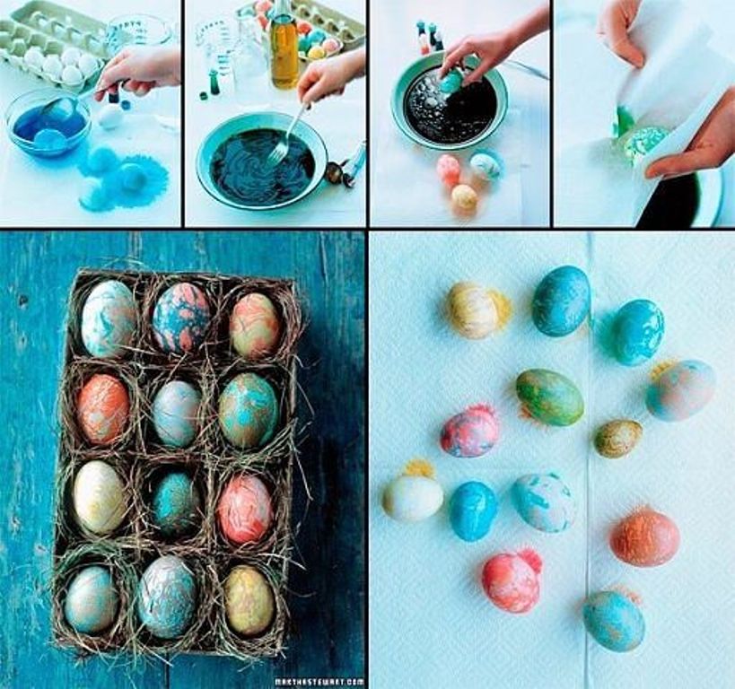 Как красиво покрасить яйца на пасху 2018 своими руками — 20 оригинальных способов