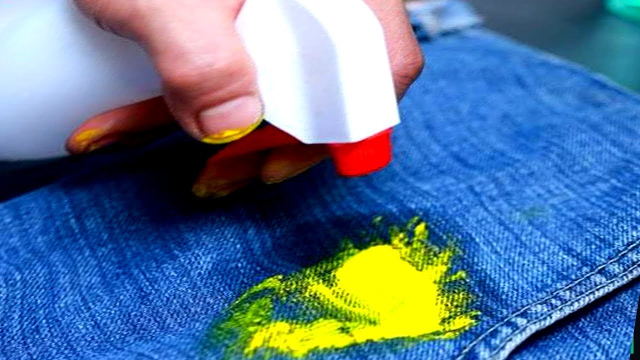 Как отстирать акварельные краски с одежды