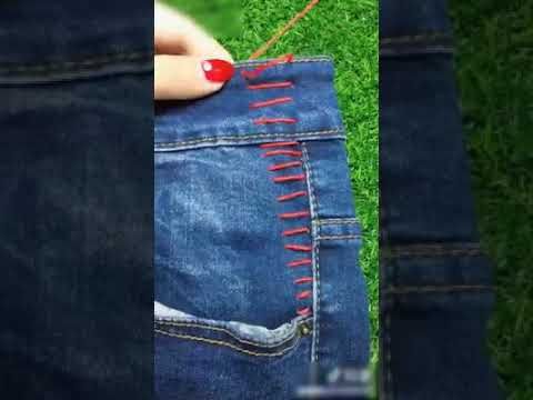 Как правильно ушить джинсы по бокам, в ногах и талии