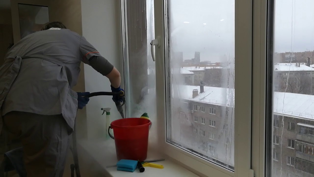  отмыть пластиковые окна после ремонта?