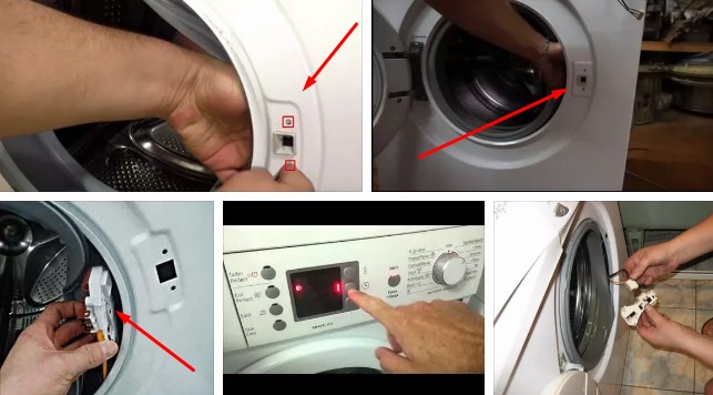 Как открыть стиральную машинку, если она заблокирована: видео, советы