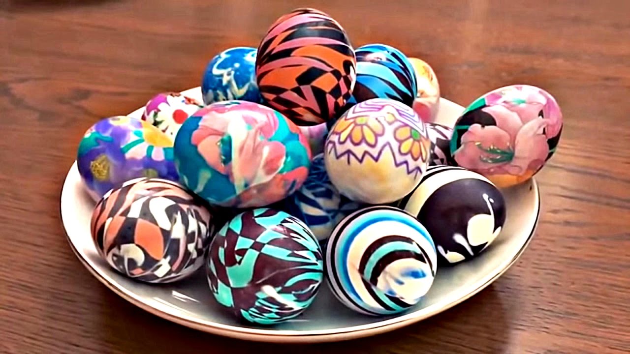 Как красиво покрасить яйца на пасху: 24 идеи как и чем красить яйца
