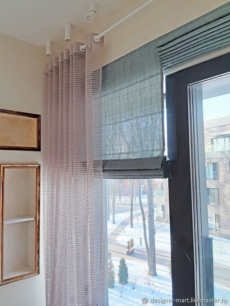 Химчистка штор: на дому, со снятием и развеской раменки