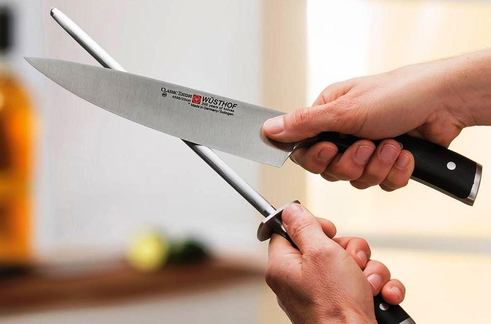 Мусат для ножей- что это такое и как точить ножи мусатом