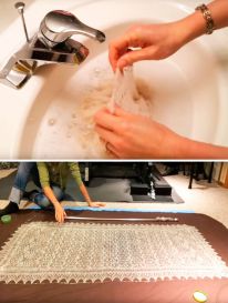 Как постирать пуховый платок в домашних условиях: какое средство можно использовать, отбеливание шали вручную