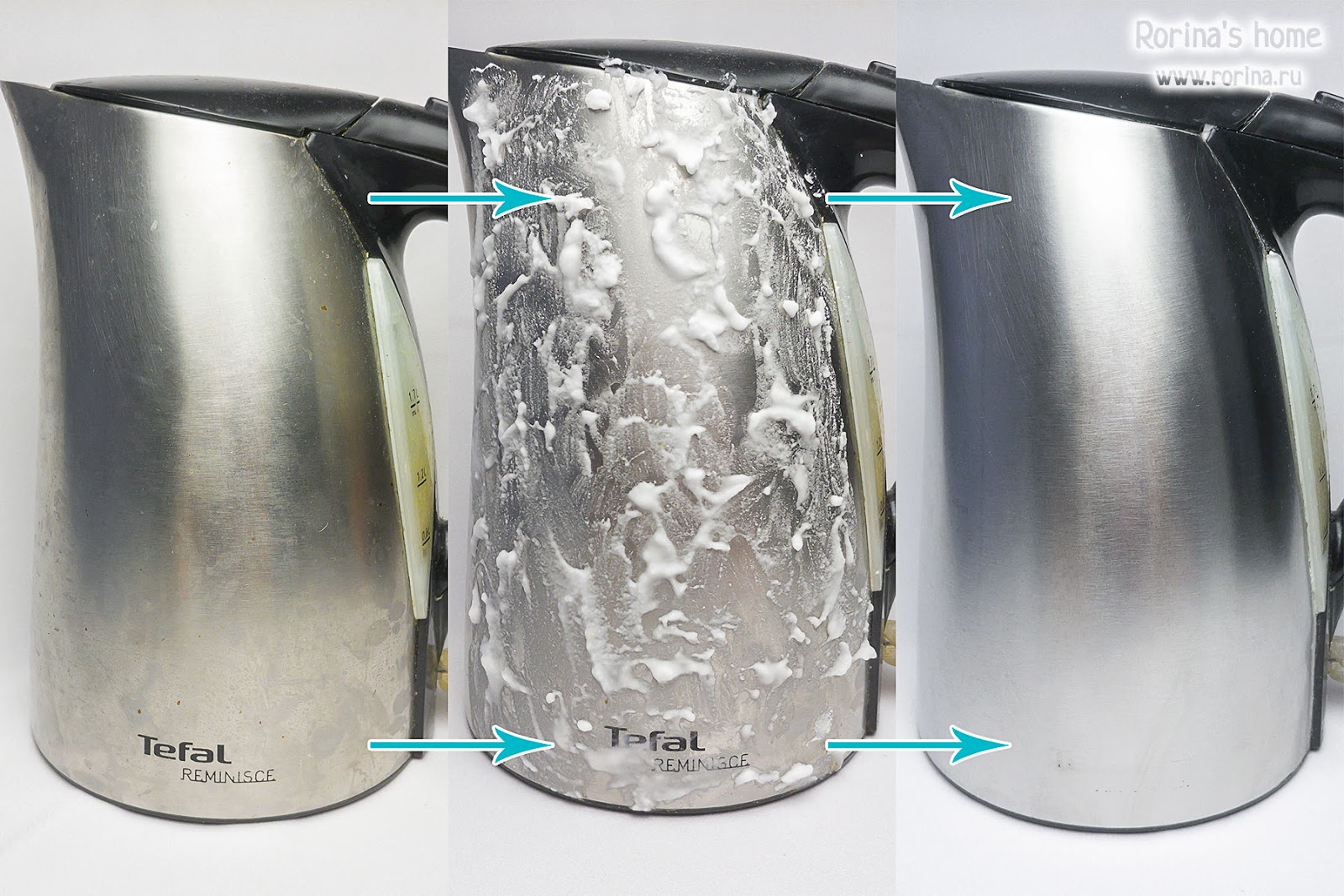 Как без усилий почистить чайник из нержавеющей стали внутри и снаружи?