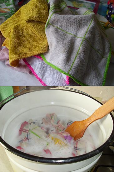 Кухонные полотенца: как эффективно отстирать в домашних условиях с помощью мыла, порошка и других способов