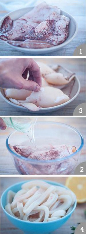 Как правильно почистить кальмары от пленки и шкурок перед варкой Как быстро и легко сварить очищенные или замороженные тушки для салата в домашних условиях