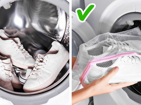 Правильная стирка обуви в стиральной машине