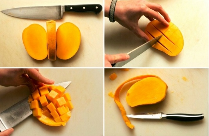 Как чистить манго правильно?