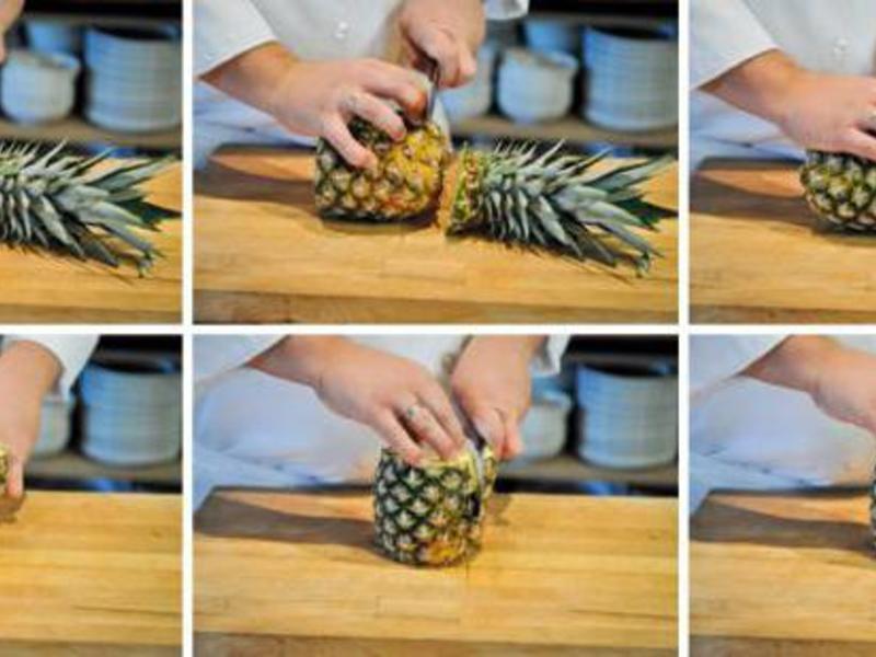Как почистить ананас и красиво нарезать его для праздничного стола | utro.tv