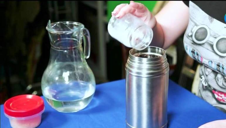 Как очистить термос из нержавейки внутри от чайного налета (7 способов)