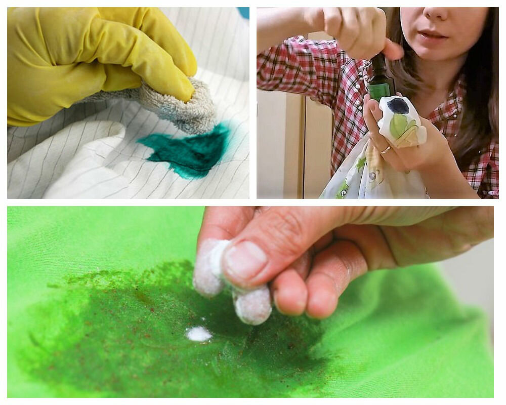 Чем отмыть зелёнку: удаление пятен с одежды и мебели, способы оттереть линолеум и прочие поверхности