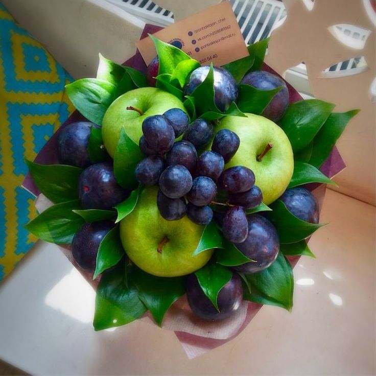 Как сделать букет из фруктов: пошаговая инструкция :: syl.ru