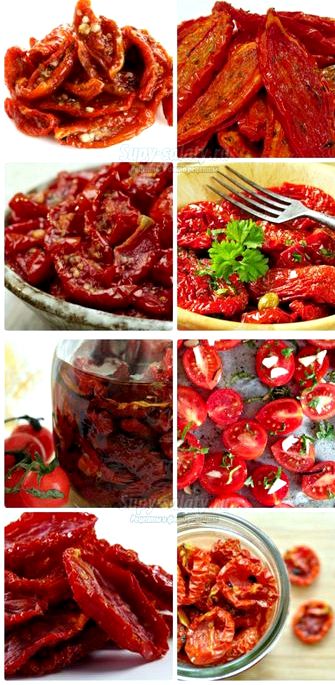 Вяленые помидоры: рецепт приготовления в духовке