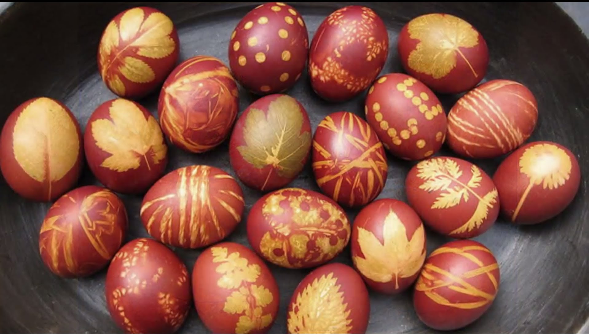 Покраска яиц на пасху
