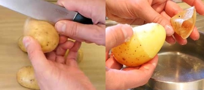 Как быстро и легко почистить картошку