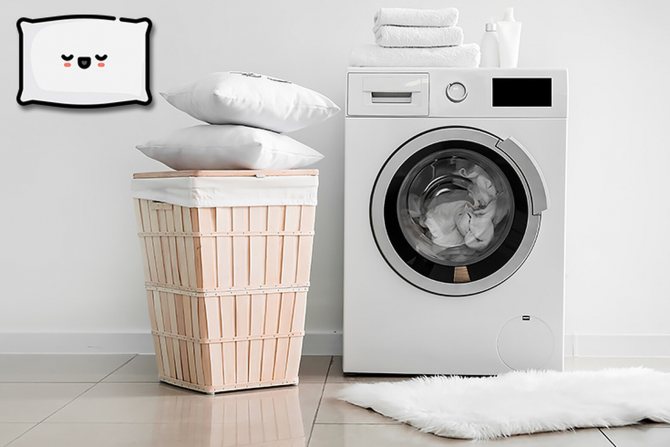Как стирать подушки в стиральной машине и вручную?