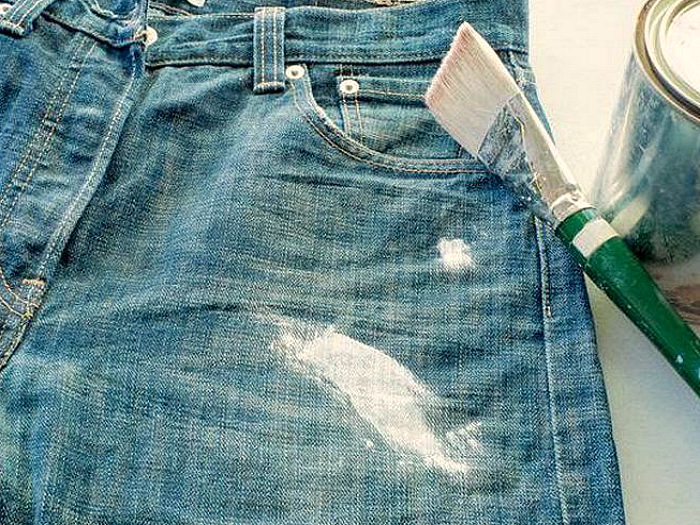 Как удалить краску с джинсов - wikihow