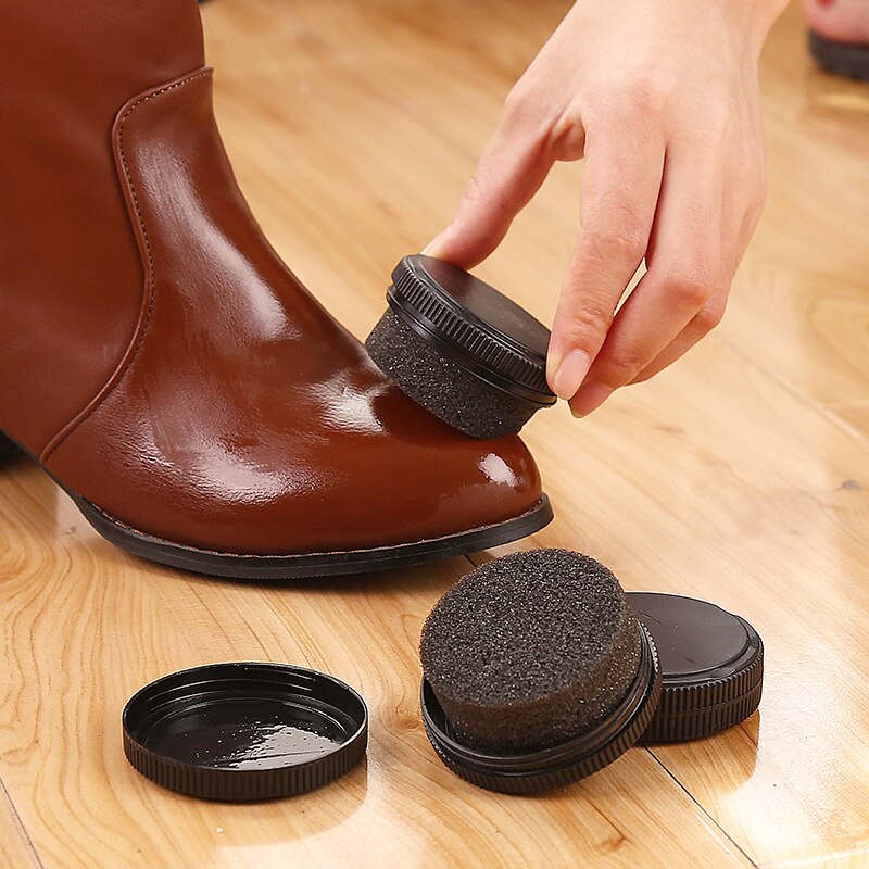 Как отмыть лаковые туфли от черных полос