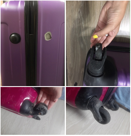 Как починить чемодан на колесиках, запчасти из подручных материалов