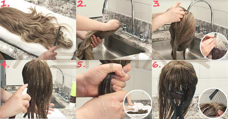 Как постирать парик из искусственных волос: лучшие рекомендации по уходу за волосами