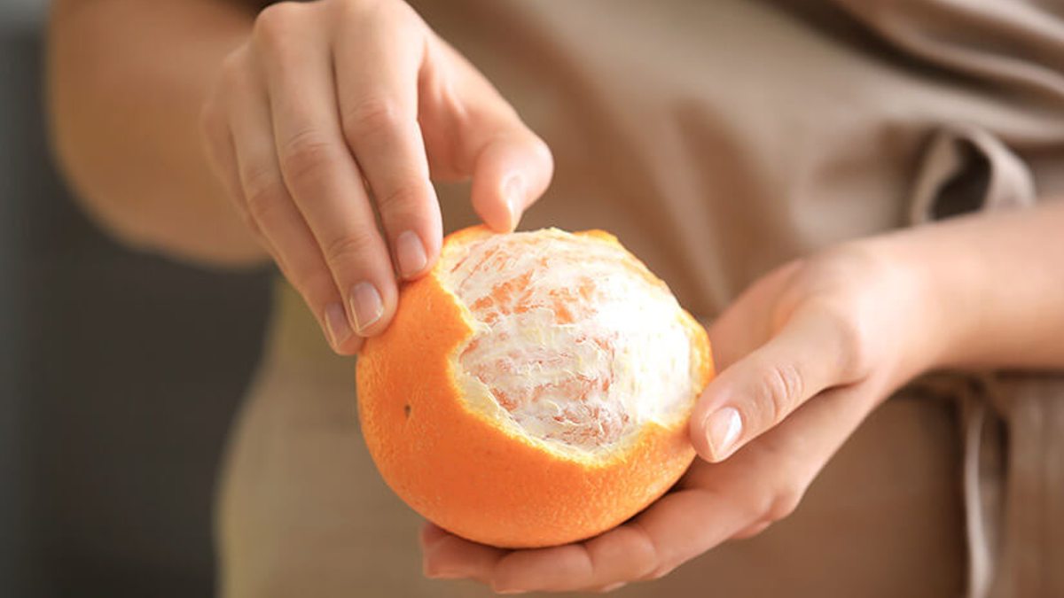 Как почистить апельсин быстро и без брызг
