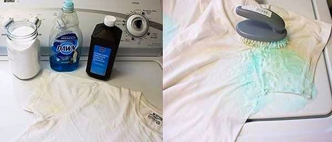 Как отстирать пятна пота с белой одежды